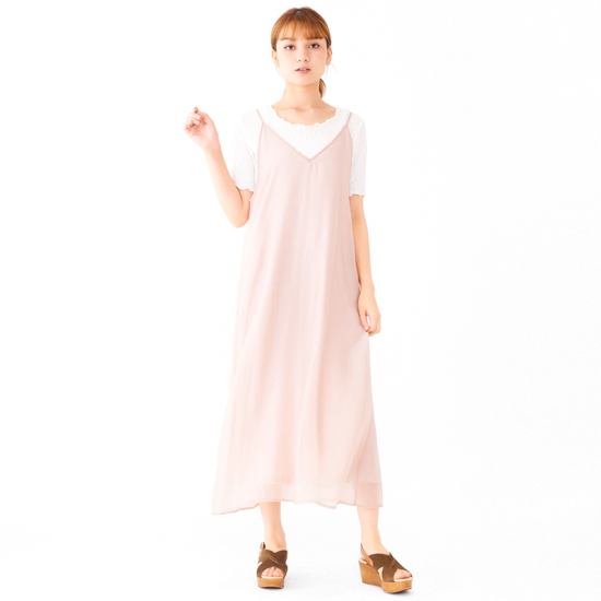 Off Watery Cami Onepiece ｳｫｰﾀﾘｰｷｬﾐﾜﾝﾋﾟｰｽ Flower Webshop フラワーウェブショップ