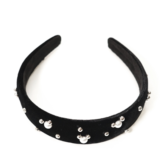 pearl velvet hairband ～ﾊﾟｰﾙﾍﾞﾙﾍﾞｯﾄｶﾁｭｰｼｬ | flower／フラワー
