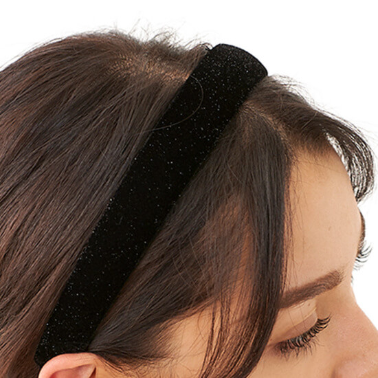 ☆shiny velvet hairband ～ｼｬｲﾆｰﾍﾞﾙﾍﾞｯﾄｶﾁｭｰｼｬ | flower／フラワー 