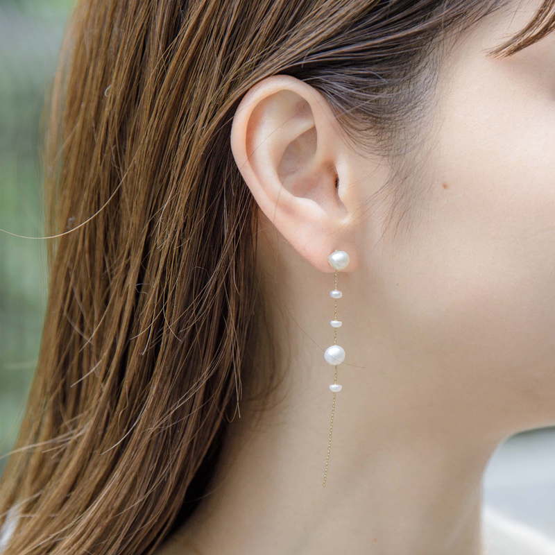 drop pearl pierce ～ﾄﾞﾛｯﾌﾟﾊﾟｰﾙﾋﾟｱｽ | flower／フラワー公式通販