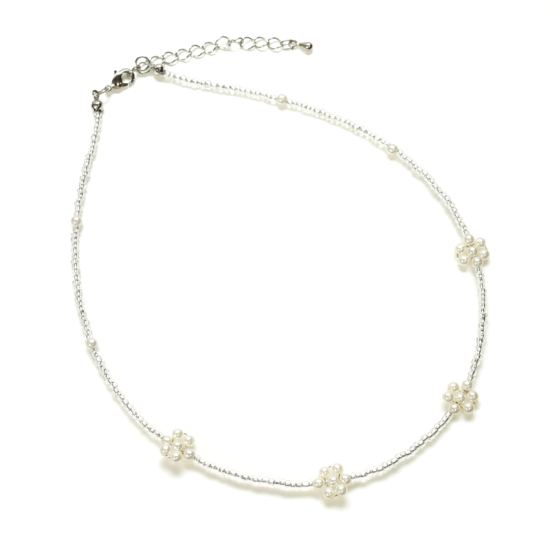 beads flower necklace ～ﾋﾞｰｽﾞﾌﾗﾜｰﾈｯｸﾚｽ | flower／フラワー公式通販