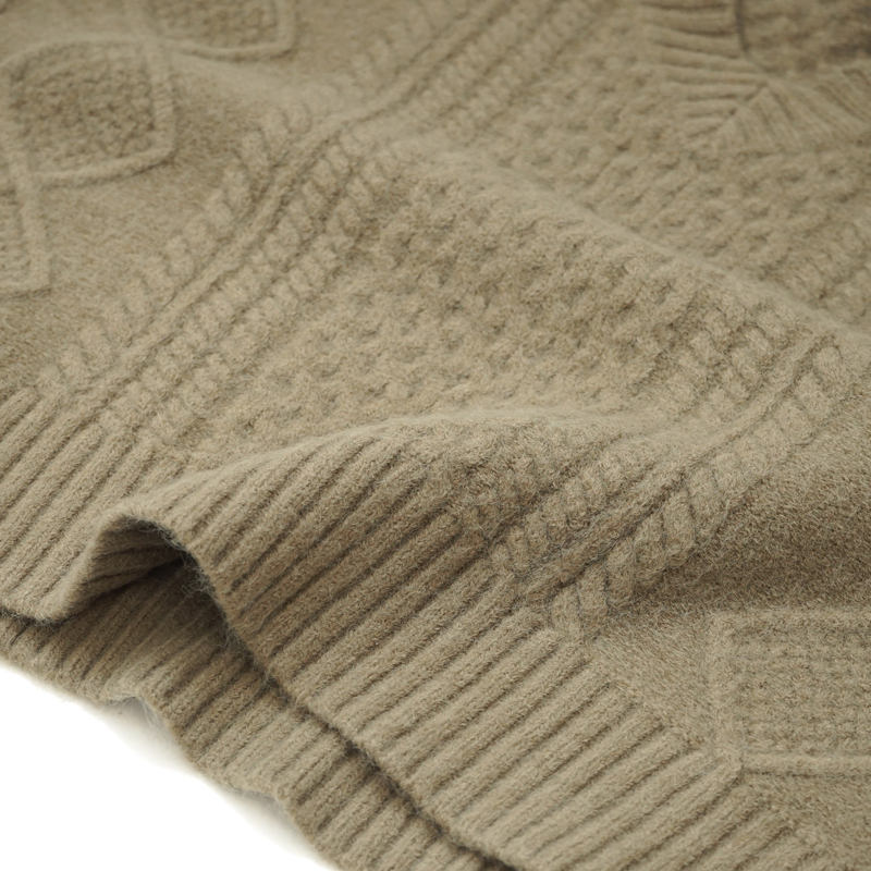 30 Off V Neck Aran Knit ﾌﾞｲﾈｯｸｱﾗﾝﾆｯﾄ Flower Webshop フラワーウェブショップ