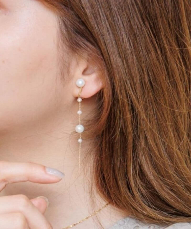 drop pearl earring ～ﾄﾞﾛｯﾌﾟﾊﾟｰﾙｲﾔﾘﾝｸﾞ flower／フラワー公式通販