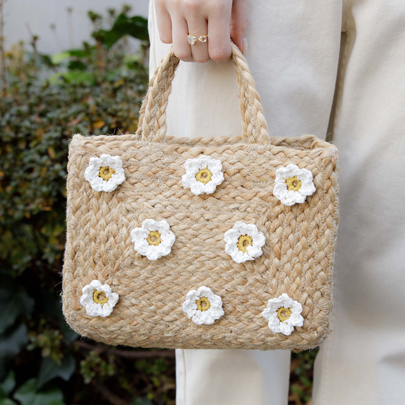 【20%OFF】flower basket bag ～ﾌﾗﾜｰﾊﾞｽｹｯﾄﾊﾞｯｸﾞ