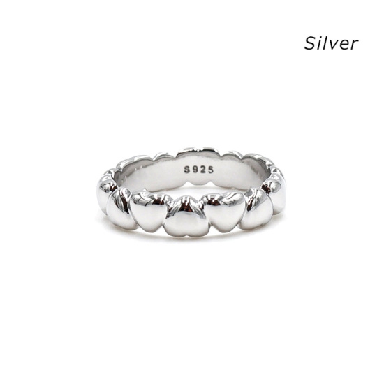 SLV925 beady heart ring ～ﾋﾞｰﾃﾞｨｰﾊｰﾄﾘﾝｸﾞ | flower／フラワー公式通販