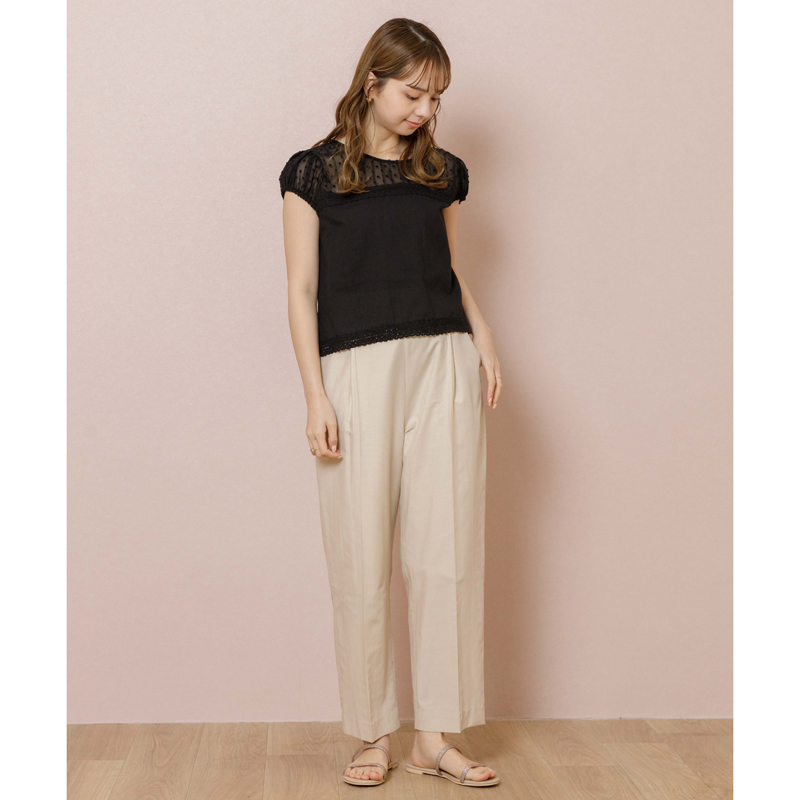 【OUTLET】wide tapered pants ～ﾜｲﾄﾞﾃｰﾊﾟｰﾄﾞﾊﾟﾝﾂ
