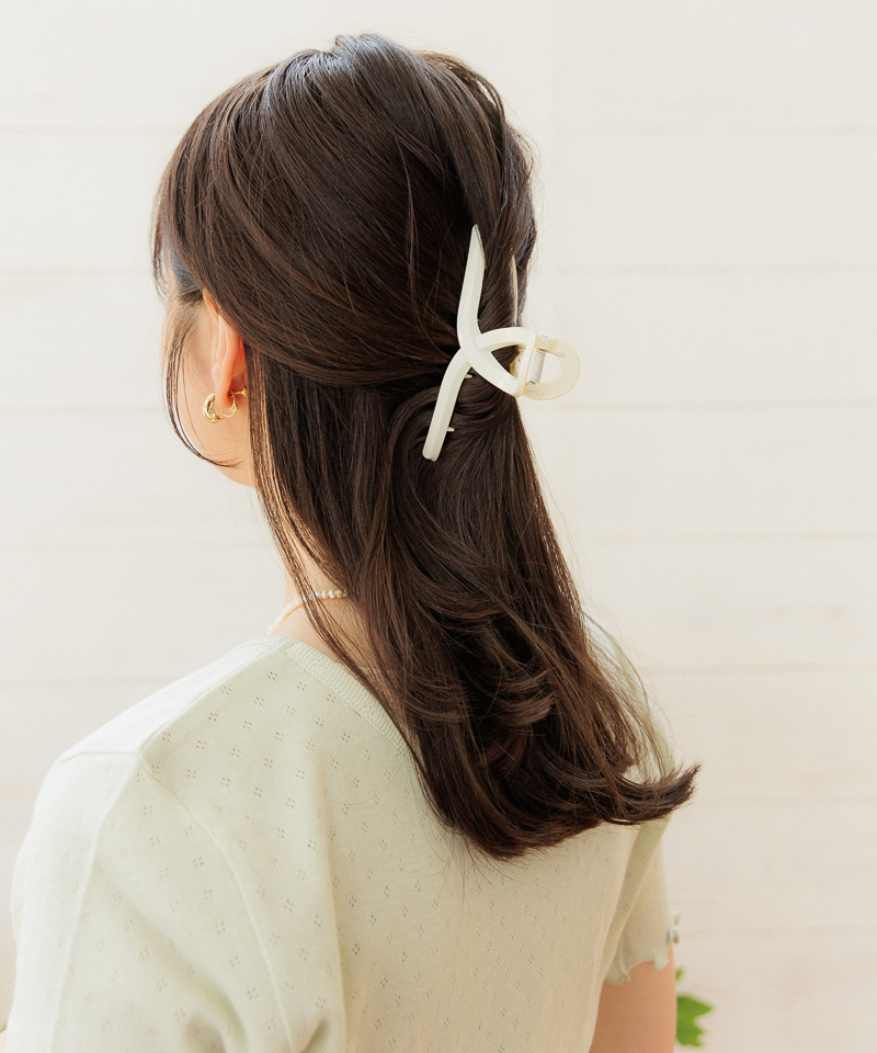round hair clip～ﾗｳﾝﾄﾞﾍｱｰｸﾘｯﾌﾟ flower／フラワー公式通販