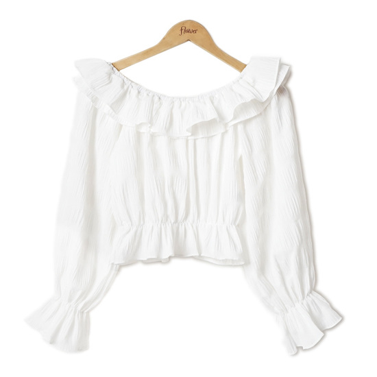 OUTLET】sweet ruffle blouse ～ｽｲｰﾄﾗｯﾌﾙﾌﾞﾗｳｽ | flower／フラワー公式通販