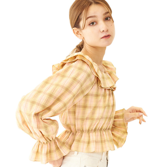 OUTLET】sweet ruffle blouse ～ｽｲｰﾄﾗｯﾌﾙﾌﾞﾗｳｽ | flower／フラワー公式通販