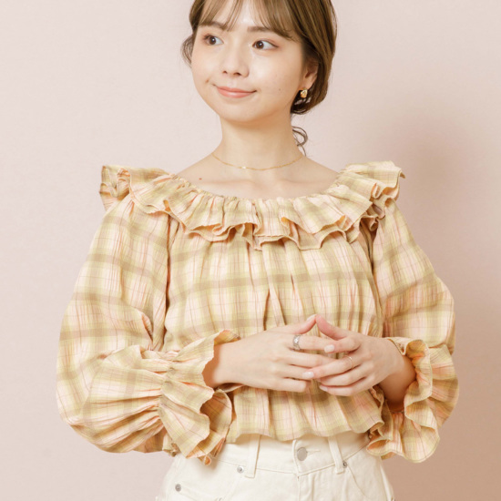 OUTLET】sweet ruffle blouse ～ｽｲｰﾄﾗｯﾌﾙﾌﾞﾗｳｽ | flower／フラワー公式通販