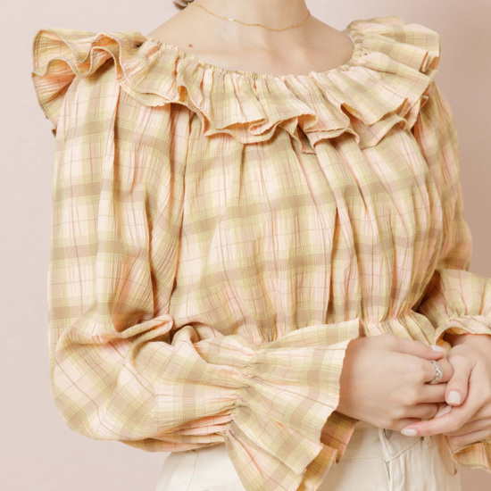 OUTLET】sweet ruffle blouse ～ｽｲｰﾄﾗｯﾌﾙﾌﾞﾗｳｽ | flower／フラワー公式通販