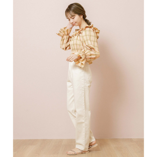 OUTLET】sweet ruffle blouse ～ｽｲｰﾄﾗｯﾌﾙﾌﾞﾗｳｽ | flower／フラワー公式通販