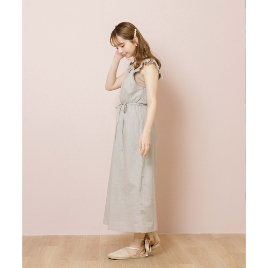 30 Off Feather Frill Onepiece ﾌｪｻﾞｰﾌﾘﾙﾜﾝﾋﾟｰｽ Flower Webshop フラワーウェブショップ