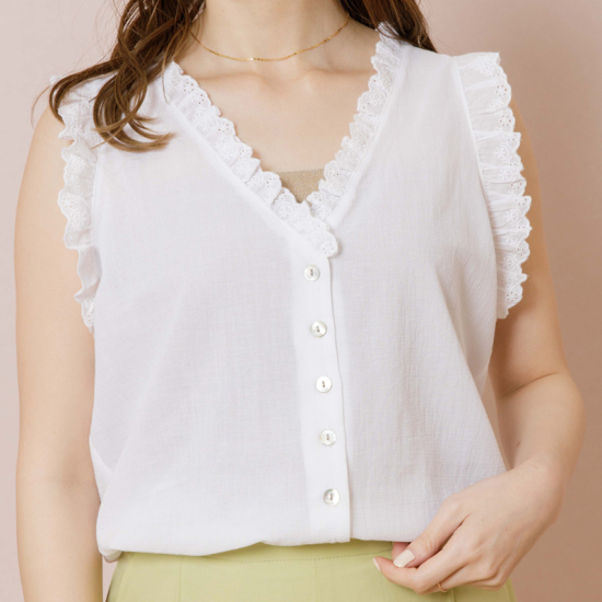 OUTLET】petit frill top ～ﾌﾟﾁﾌﾘﾙﾄｯﾌﾟ | flower／フラワー公式通販