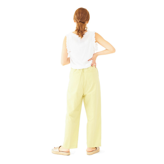 OUTLET】wide tapered pants ～ﾜｲﾄﾞﾃｰﾊﾟｰﾄﾞﾊﾟﾝﾂ | flower／フラワー ...