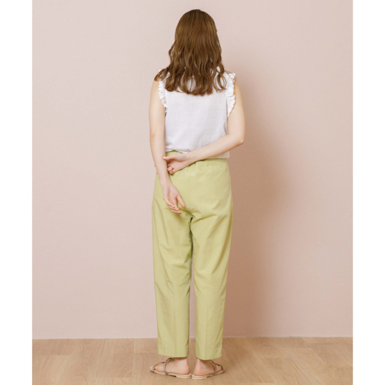 OUTLET】wide tapered pants ～ﾜｲﾄﾞﾃｰﾊﾟｰﾄﾞﾊﾟﾝﾂ | flower／フラワー 