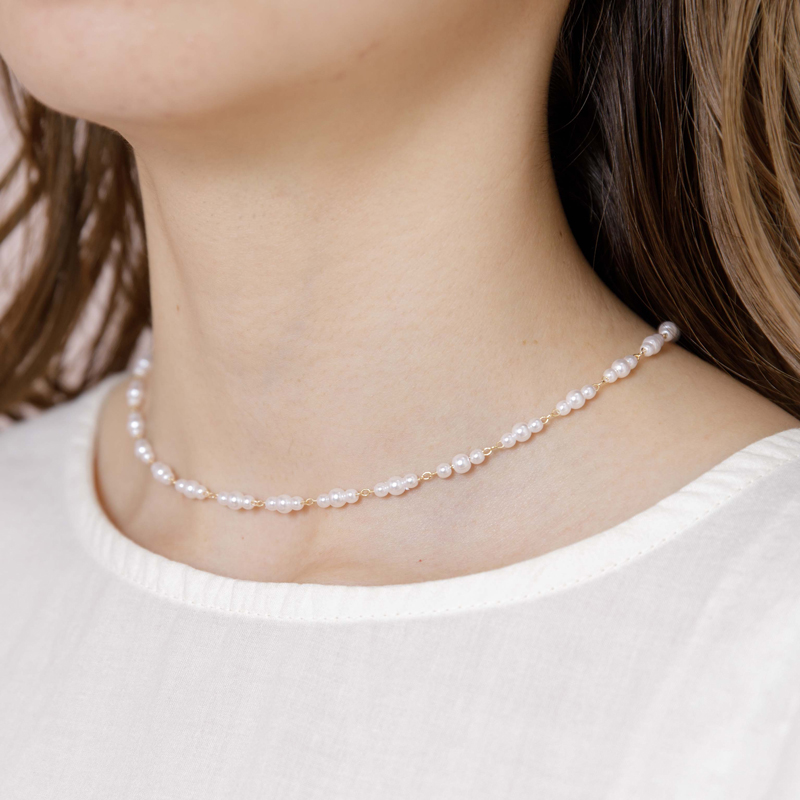 range pearl necklace ～ﾚﾝｼﾞﾊﾟｰﾙﾈｯｸﾚｽ | flower／フラワー公式通販