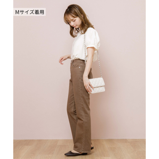 TROPICAL CLOTH WIDE PANTS -BLACK- | IN ONLINE STORE