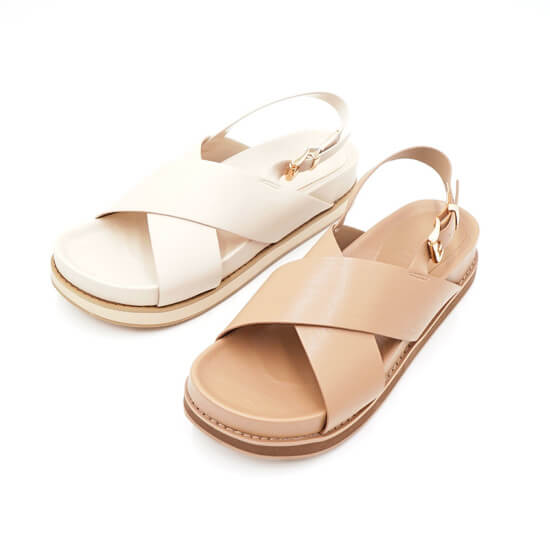 nudie color cross sandal ～ﾇｰﾃﾞｨｰｶﾗｰｸﾛｽｻﾝﾀﾞﾙ | flower／フラワー