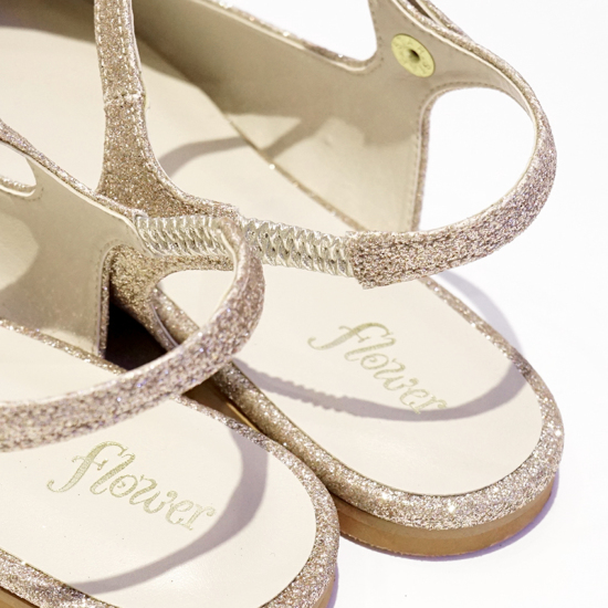 sparkle strap ballet pumps~スパークルストラップバレエパンプス | flower sparkle strap ballet pumps~スパークルストラップバレエパンプス | flower