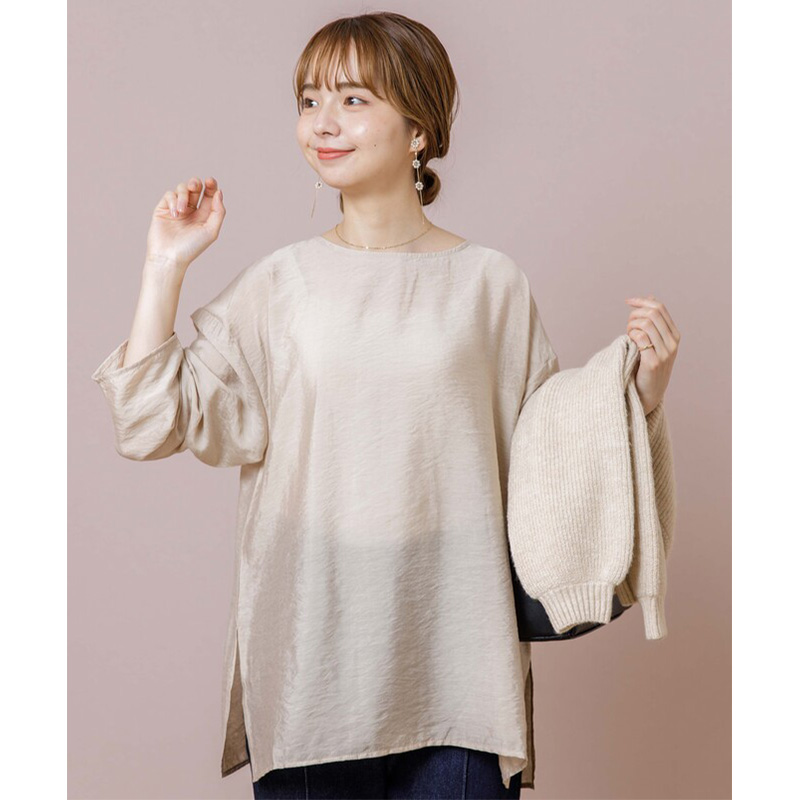 【OUTLET】loose lady blouse ～ﾙｰｽﾞﾚﾃﾞｨﾌﾞﾗｳｽ | flower／フラワー公式通販