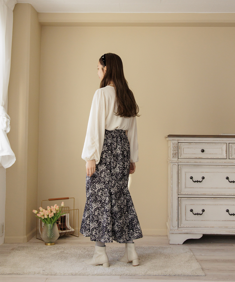 OUTLET】calm bloom skirt ～ｶｰﾑﾌﾞﾙｰﾑｽｶｰﾄ | flower／フラワー公式通販