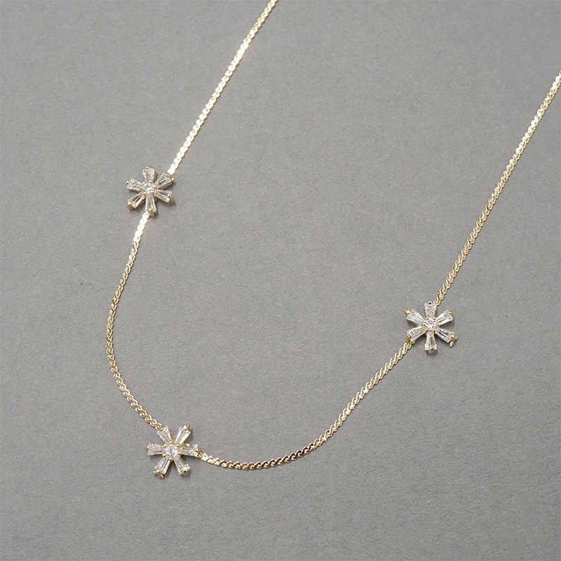 twinkle flower necklace ～ﾄｩｲﾝｸﾙﾌﾗﾜｰﾈｯｸﾚｽ | flower／フラワー