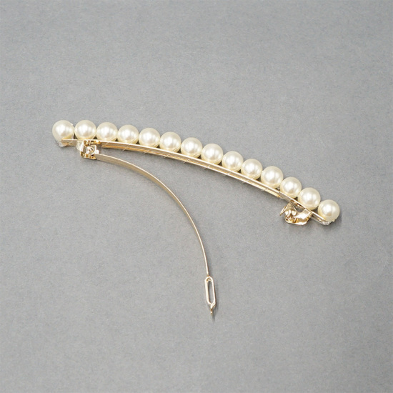 long pearl barrette～ﾛﾝｸﾞﾊﾟｰﾙﾊﾞﾚｯﾀ | flower／フラワー公式通販