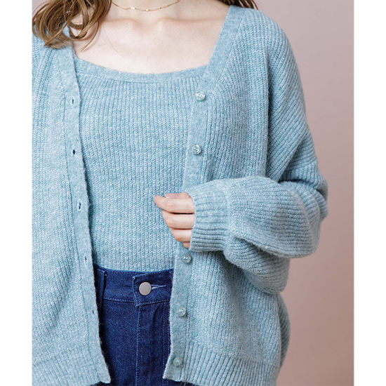 fluffy ensemble knit ～ﾌﾗｯﾌｨｱﾝｻﾝﾌﾞﾙﾆｯﾄ | flower／フラワー公式通販