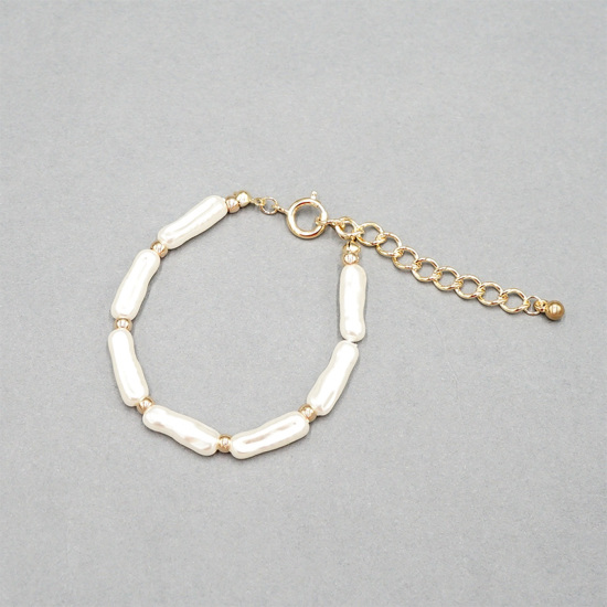 stick pearl bracelet～ｽﾃｨｯｸﾊﾟｰﾙﾌﾞﾚｽﾚｯﾄ | flower／フラワー公式通販