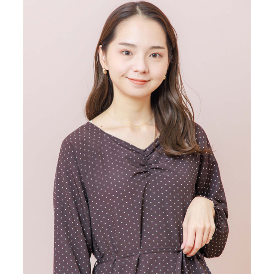 feminine dot onepiece～ﾌｪﾐﾆﾝﾄﾞｯﾄﾜﾝﾋﾟｰｽ | flower／フラワー公式通販