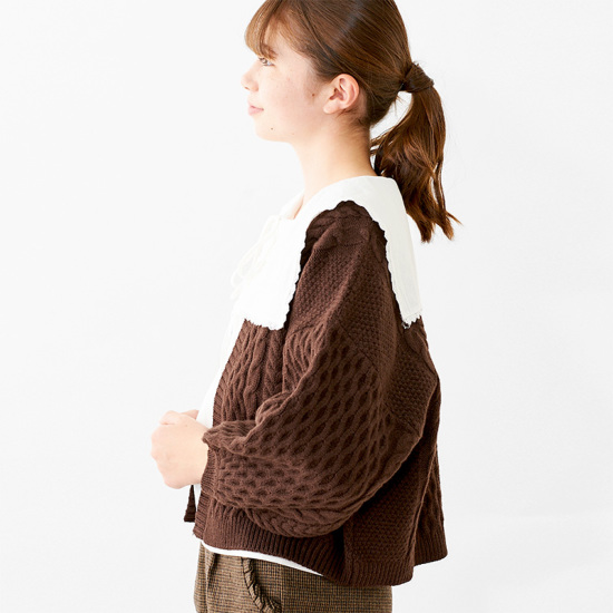 OUTLET】square collar blouse～ｽｸｴｱｶﾗｰﾌﾞﾗｳｽ | flower／フラワー公式通販