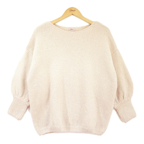 OUTLET】loosely knit top~ルーズリーニットトップ | flower/フラワー公式通販 OUTLET】loosely knit top~ルーズリーニットトップ | flower/フラワー公式通販