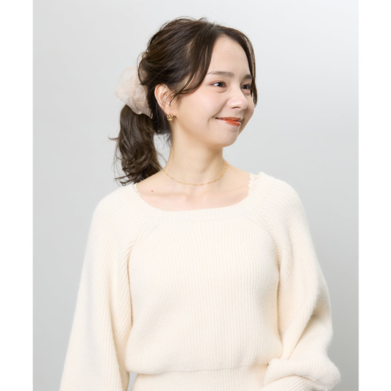 BELLA BIG シュシュ　ホワイト BELLA シュシュ ホワイト large Chouchou - Large / White – BELLA
