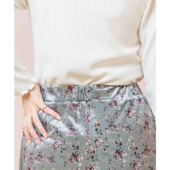 50%OFF】flowery velour skirt～ﾌﾗﾜﾘｰﾍﾞﾛｱｽｶｰﾄ | flower／フラワー公式通販