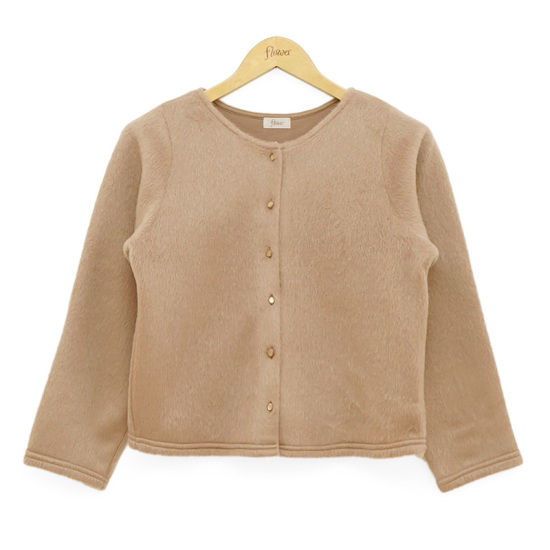 OUTLET】lady fluff cardigan～ﾚﾃﾞｨﾌﾗｯﾌｶｰﾃﾞｨｶﾞﾝ | flower／フラワー