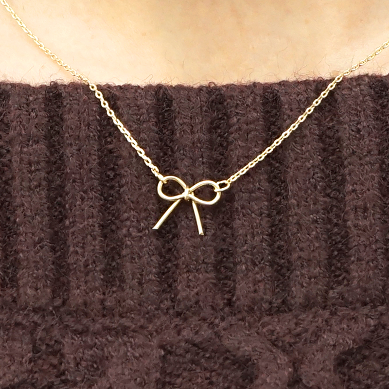 little ribbon necklace～ﾘﾄﾙﾘﾎﾞﾝﾈｯｸﾚｽ