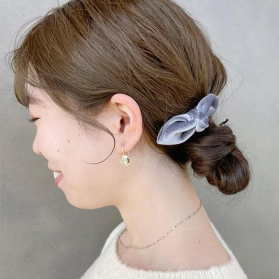 velour ribbon barrette～ﾍﾞﾛｱﾘﾎﾞﾝﾊﾞﾚｯﾀ | flower／フラワー公式通販