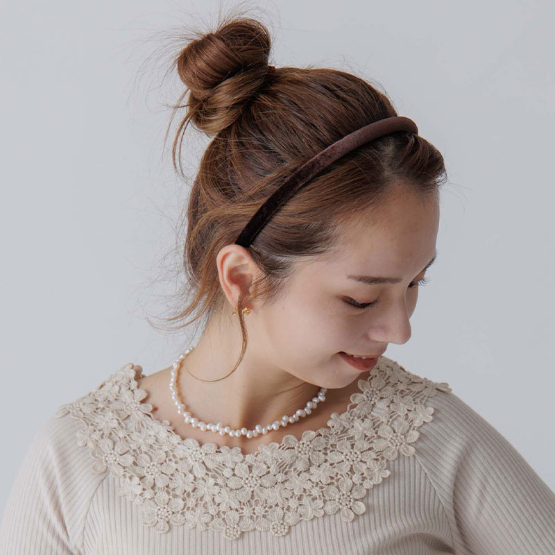 Velour Tight Hairband ﾍﾞﾛｱﾀｲﾄｶﾁｭｰｼｬ Flower Web Shop フラワー公式通販