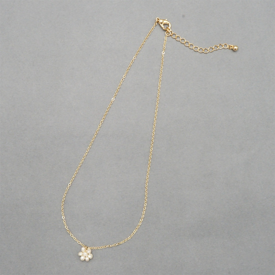 pearl flower necklace～ﾊﾟｰﾙﾌﾗﾜｰﾈｯｸﾚｽ | flower／フラワー公式通販