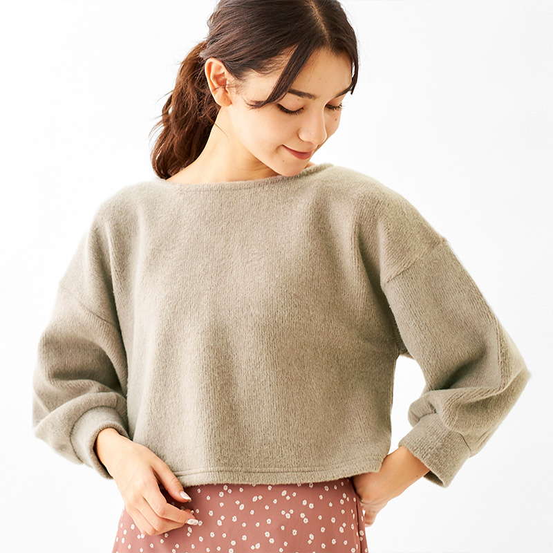 OUTLET】balloon knit top～ﾊﾞﾙｰﾝﾆｯﾄﾄｯﾌﾟ | flower／フラワー公式通販