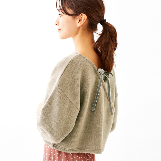 OUTLET】balloon knit top～ﾊﾞﾙｰﾝﾆｯﾄﾄｯﾌﾟ | flower／フラワー公式通販