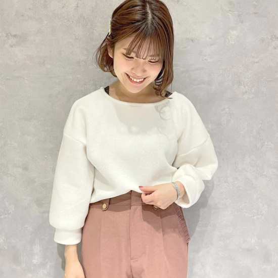 期間限定３０％ＯＦＦ！ BALLOON KNIT TOP | climathon.pl