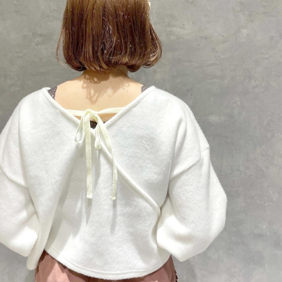 期間限定３０％ＯＦＦ！ BALLOON KNIT TOP | climathon.pl