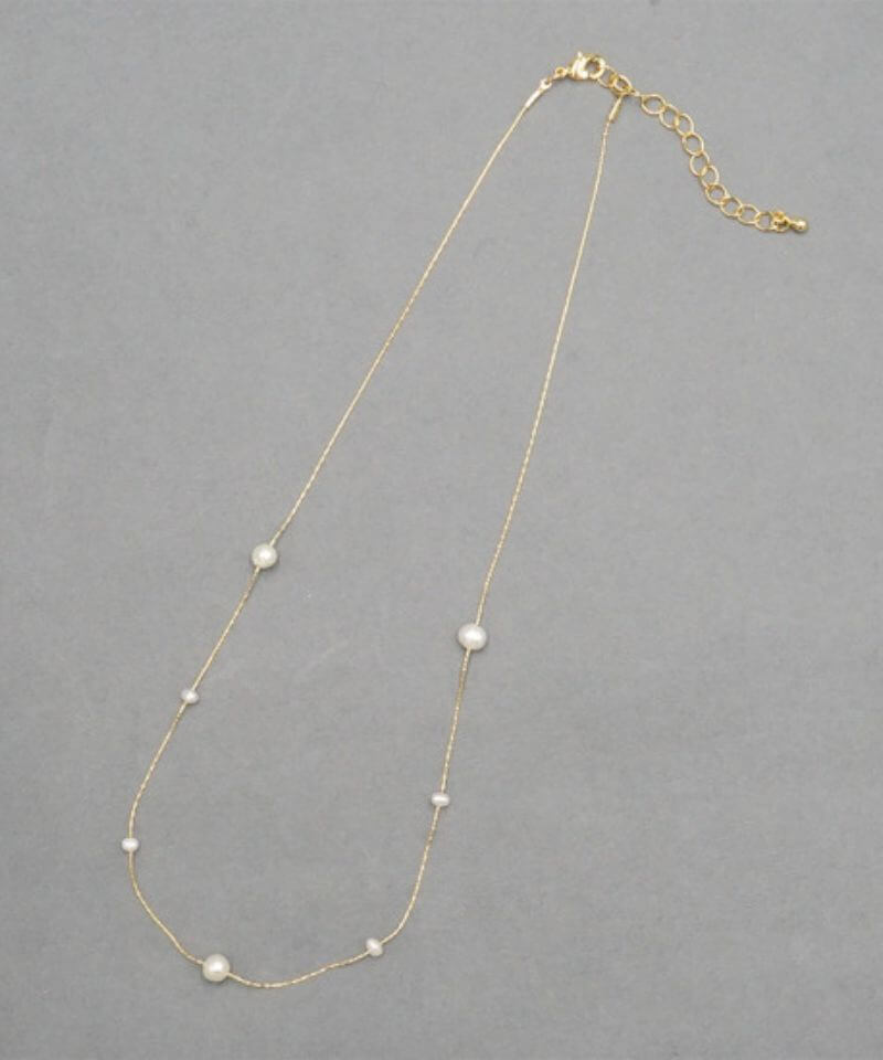 drop pearl necklace～ﾄﾞﾛｯﾌﾟﾊﾟｰﾙﾈｯｸﾚｽ | flower／フラワー公式通販