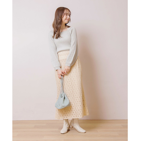 withoutsummer レーススカート off lace skirt セール】コットンレーススカート / cotton lace skirt（スカート