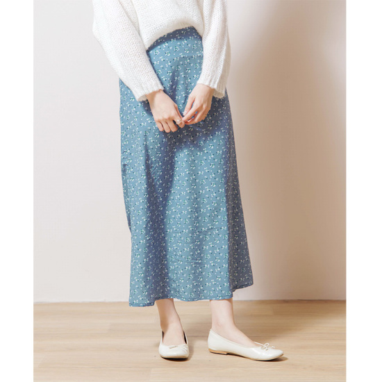 OUTLET】sparkle bloom skirt～ｽﾊﾟｰｸﾙﾌﾞﾙｰﾑｽｶｰﾄ | flower／フラワー