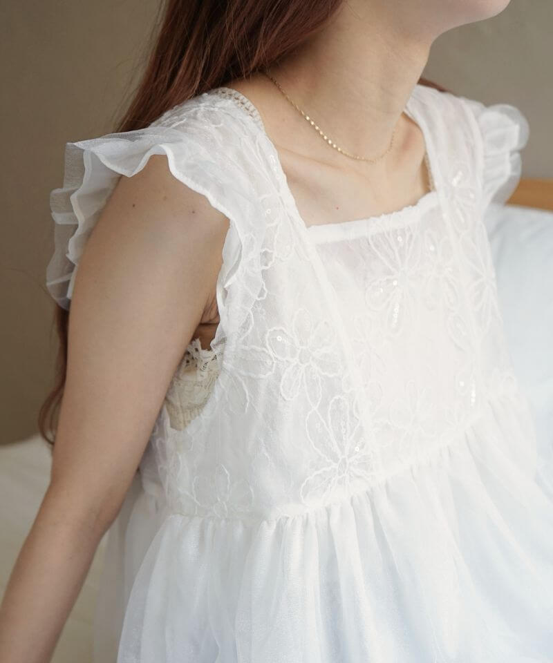 magnet chain necklace～ﾏｸﾞﾈｯﾄﾁｪｰﾝﾈｯｸﾚｽ | flower／フラワー公式通販