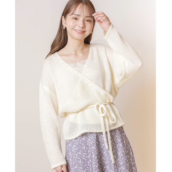 OUTLET】airy knit cardigan～ｴｱﾘｰﾆｯﾄｶｰﾃﾞｨｶﾞﾝ | flower／フラワー公式通販