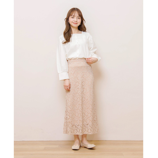 OUTLET】flowery lace skirt～ﾌﾗﾜﾘｰﾚｰｽｽｶｰﾄ | flower／フラワー公式通販